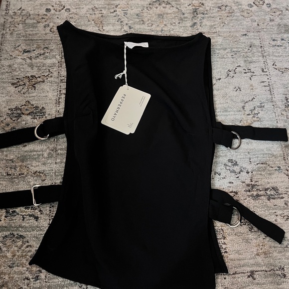 Peppermayo Black Top with Tags - Picture 2 of 4